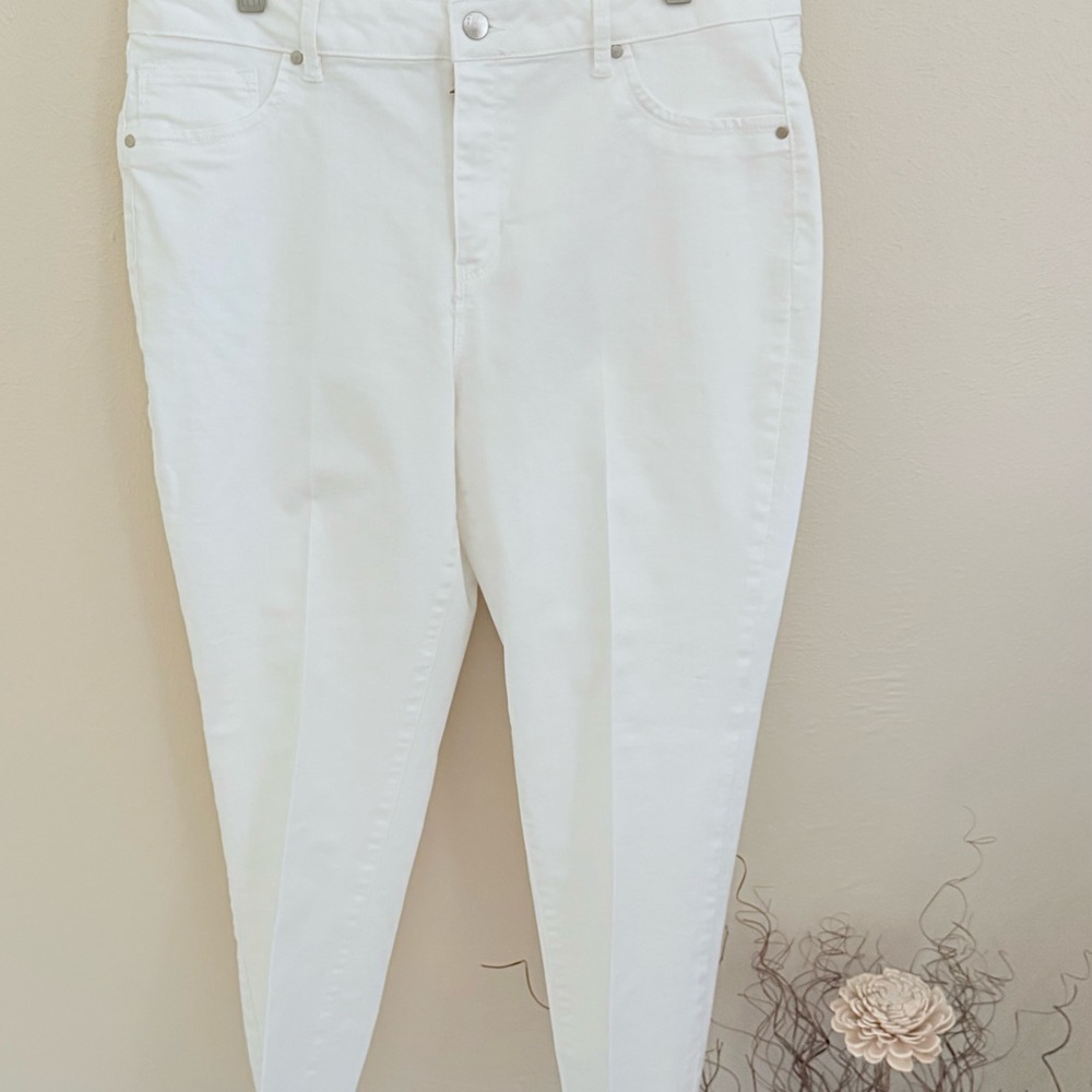 d. jeans White Skinny Jeans Classic Style